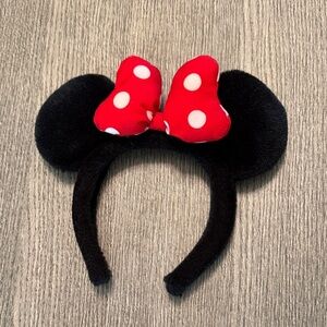 Disney Black and Red Minnie Mouse Ears Headband
